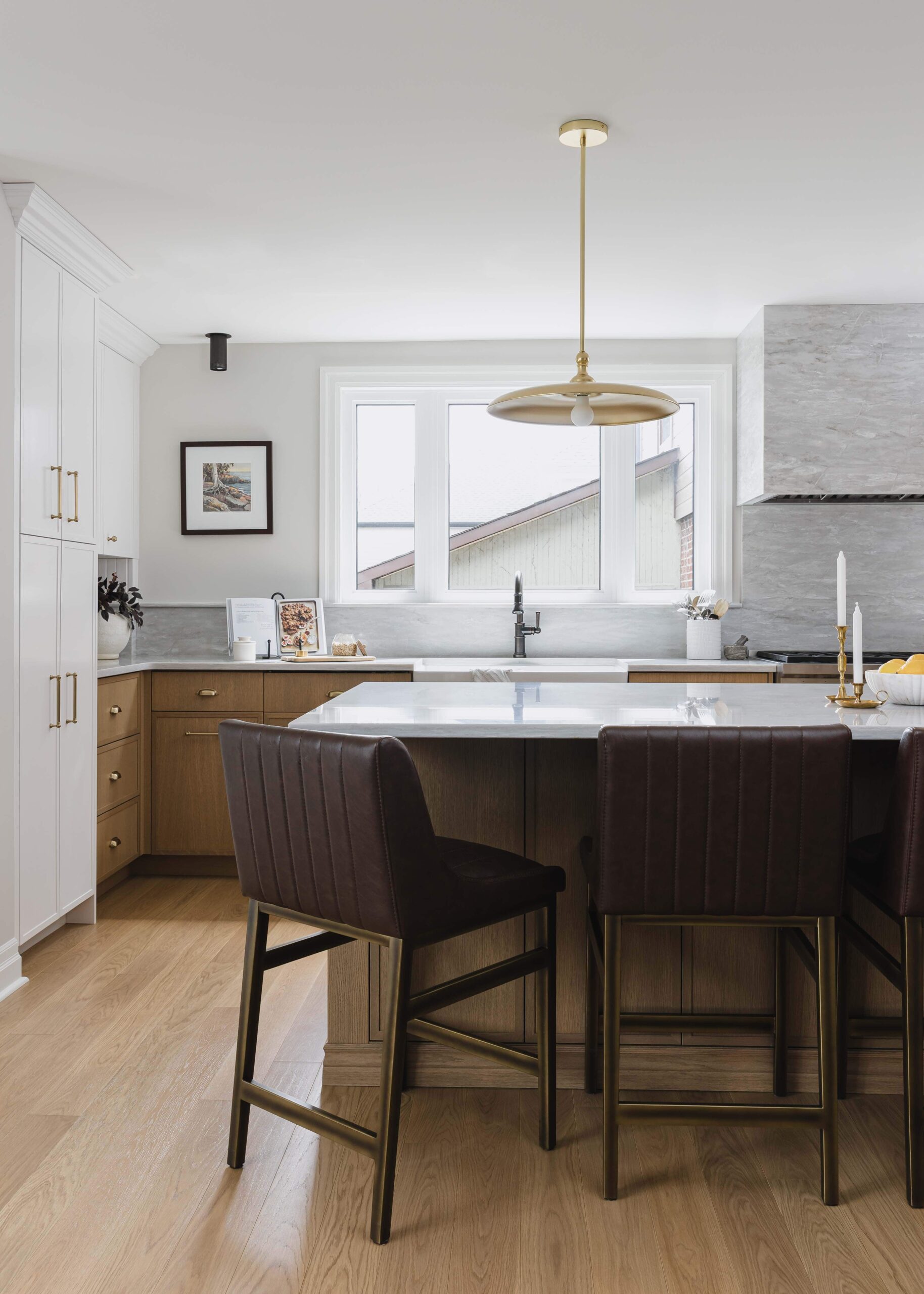 Modern Neutral Kitchen Design by JM Design