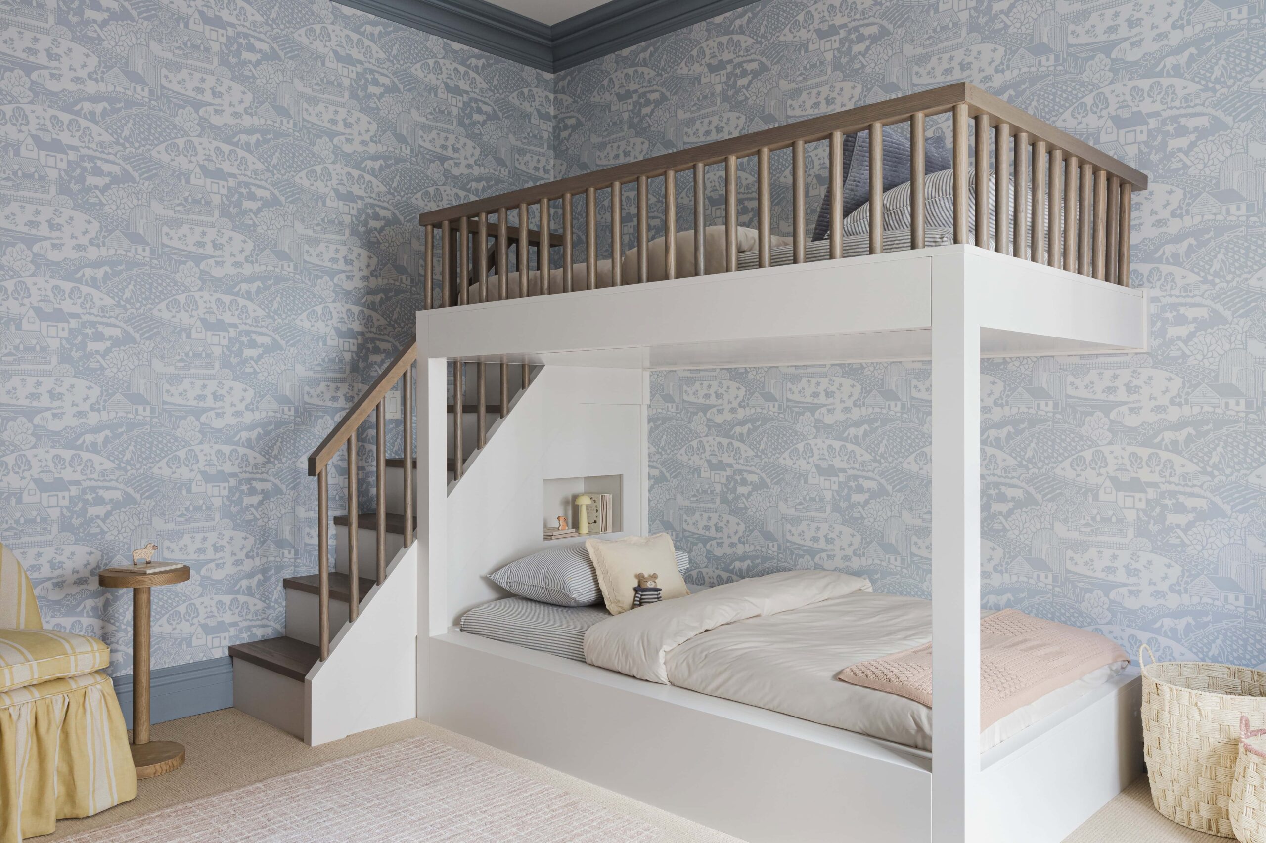 custom built-in bunk bed - Sonia V Photography