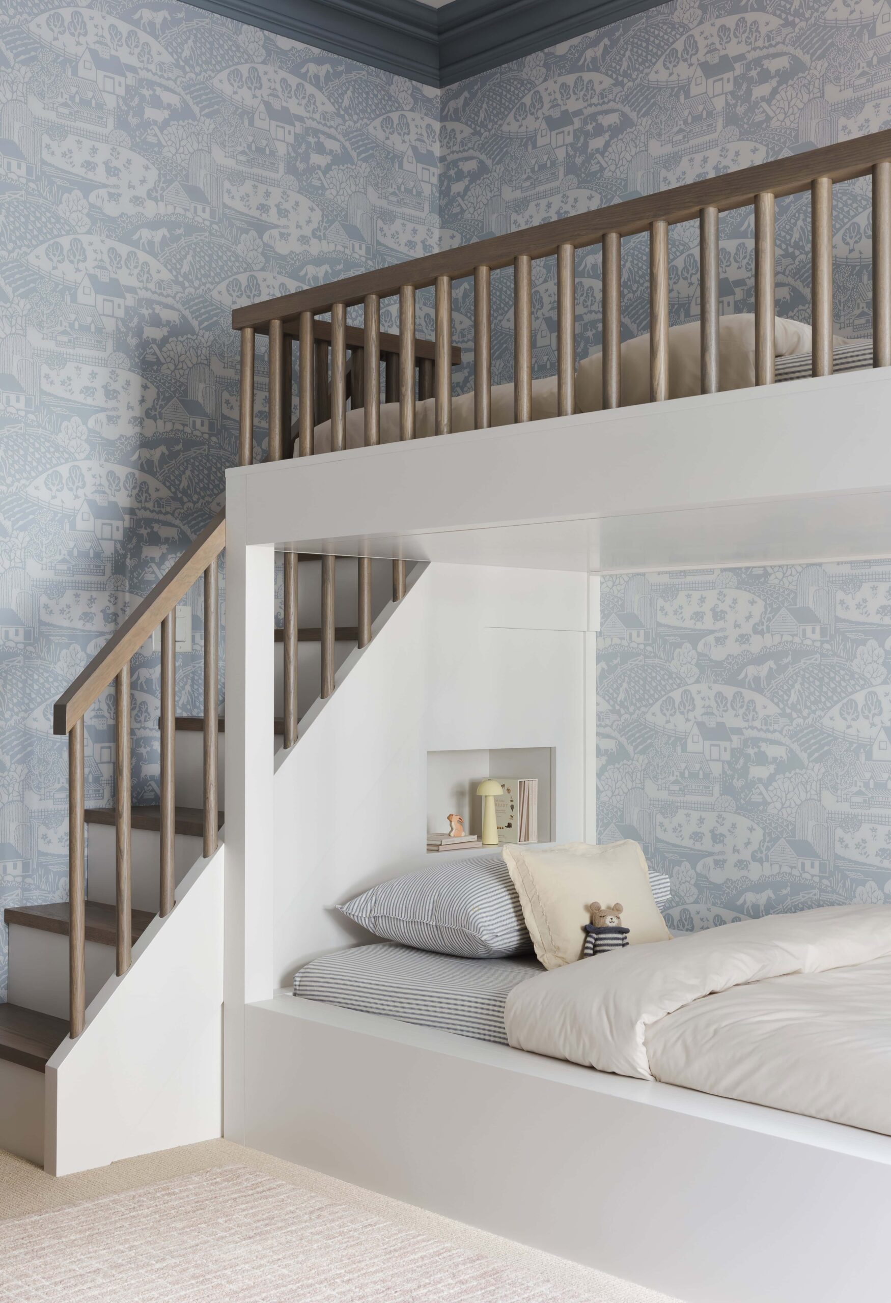 custom built-in bunk bed - Sonia V Photography