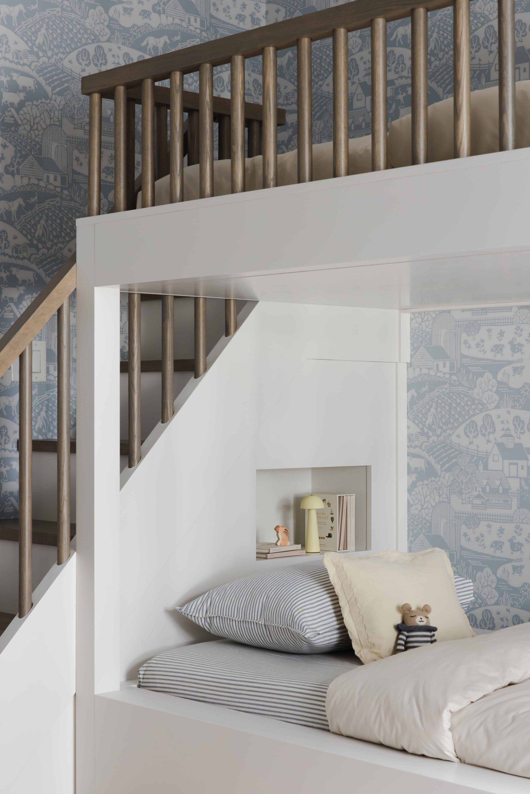 custom built-in bunk bed - Sonia V Photography