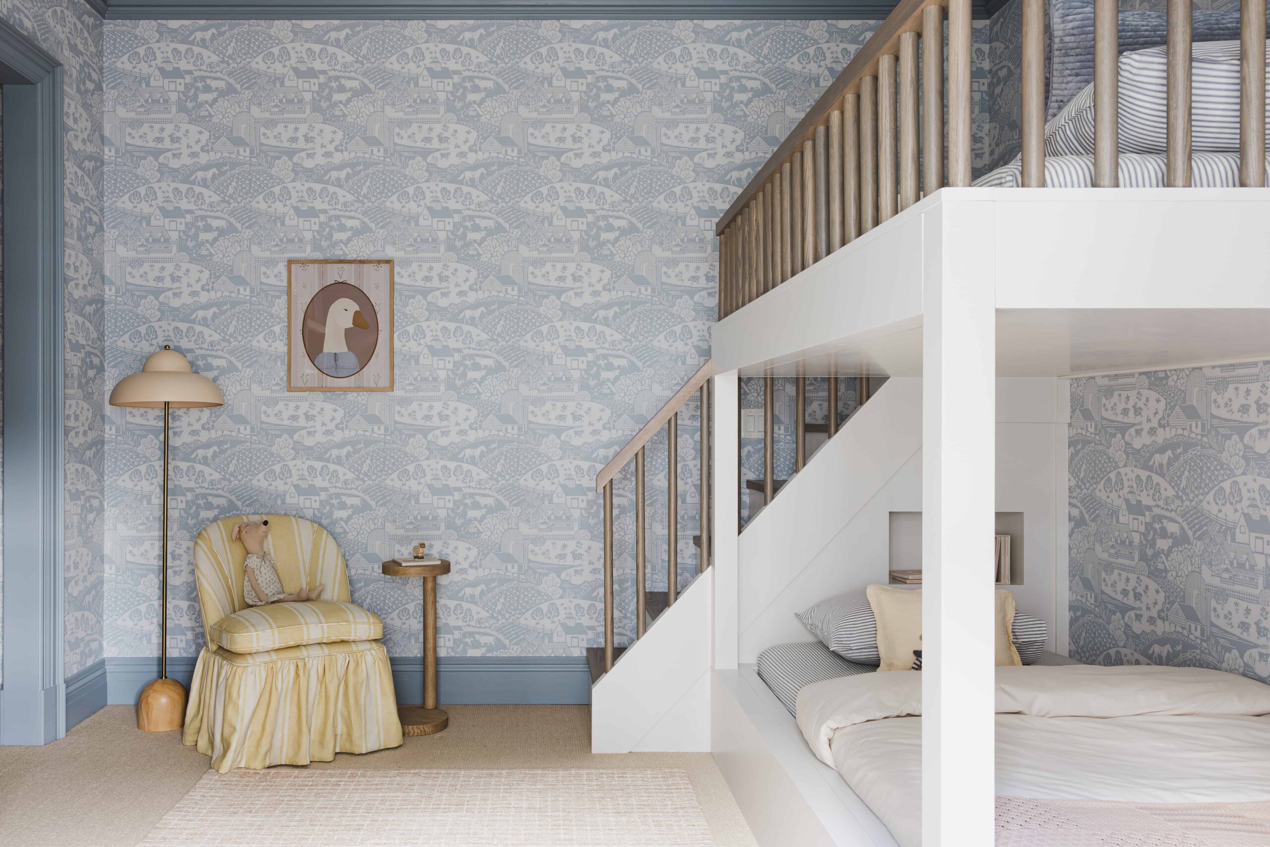 custom built-in bunk bed - Sonia V Photography