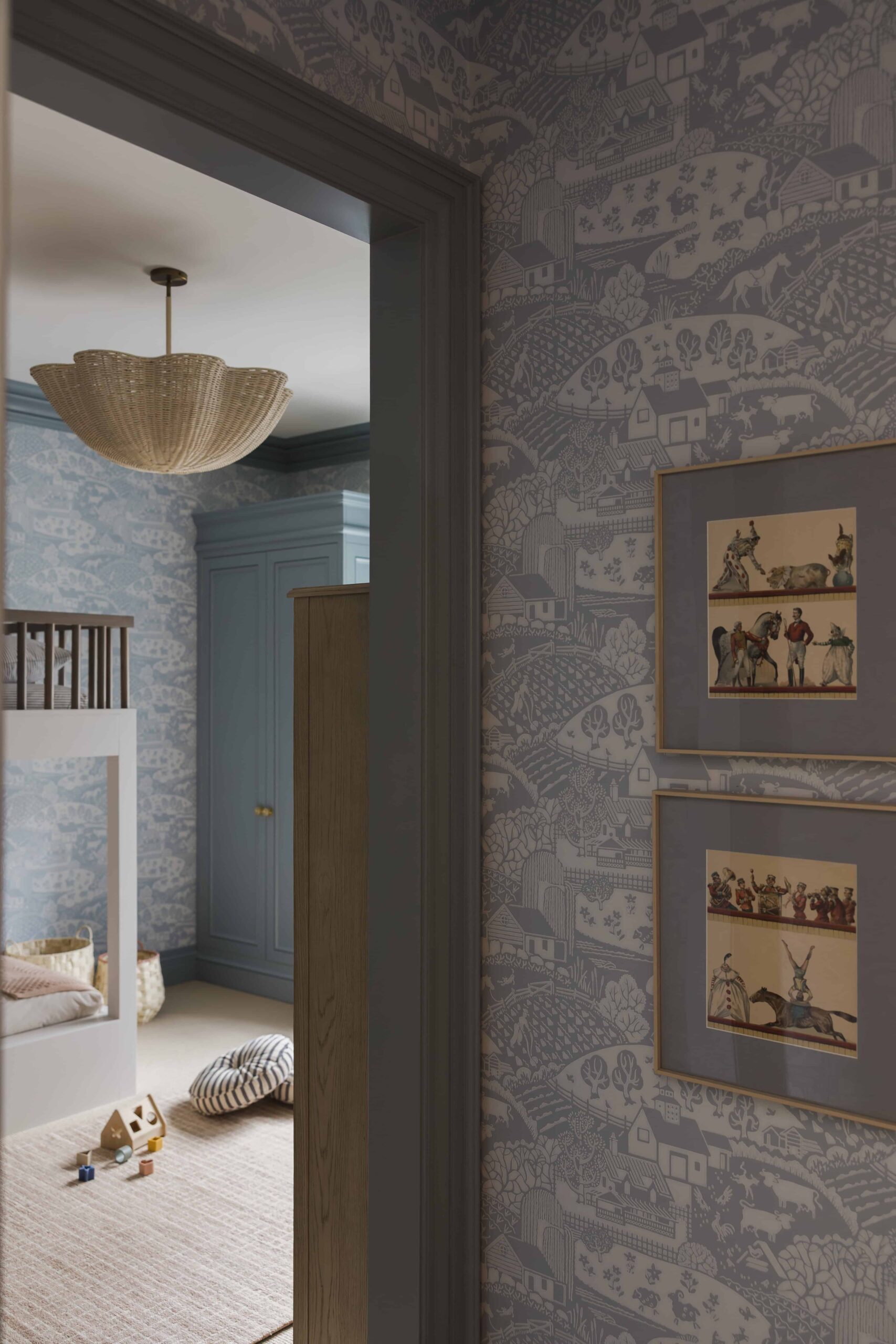 custom built-in bunk bed - Sonia V Photography