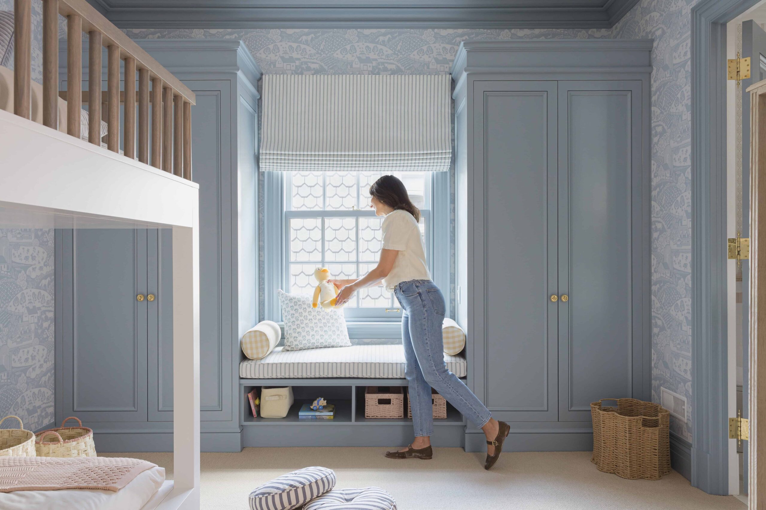 custom built-in bunk bed - Sonia V Photography