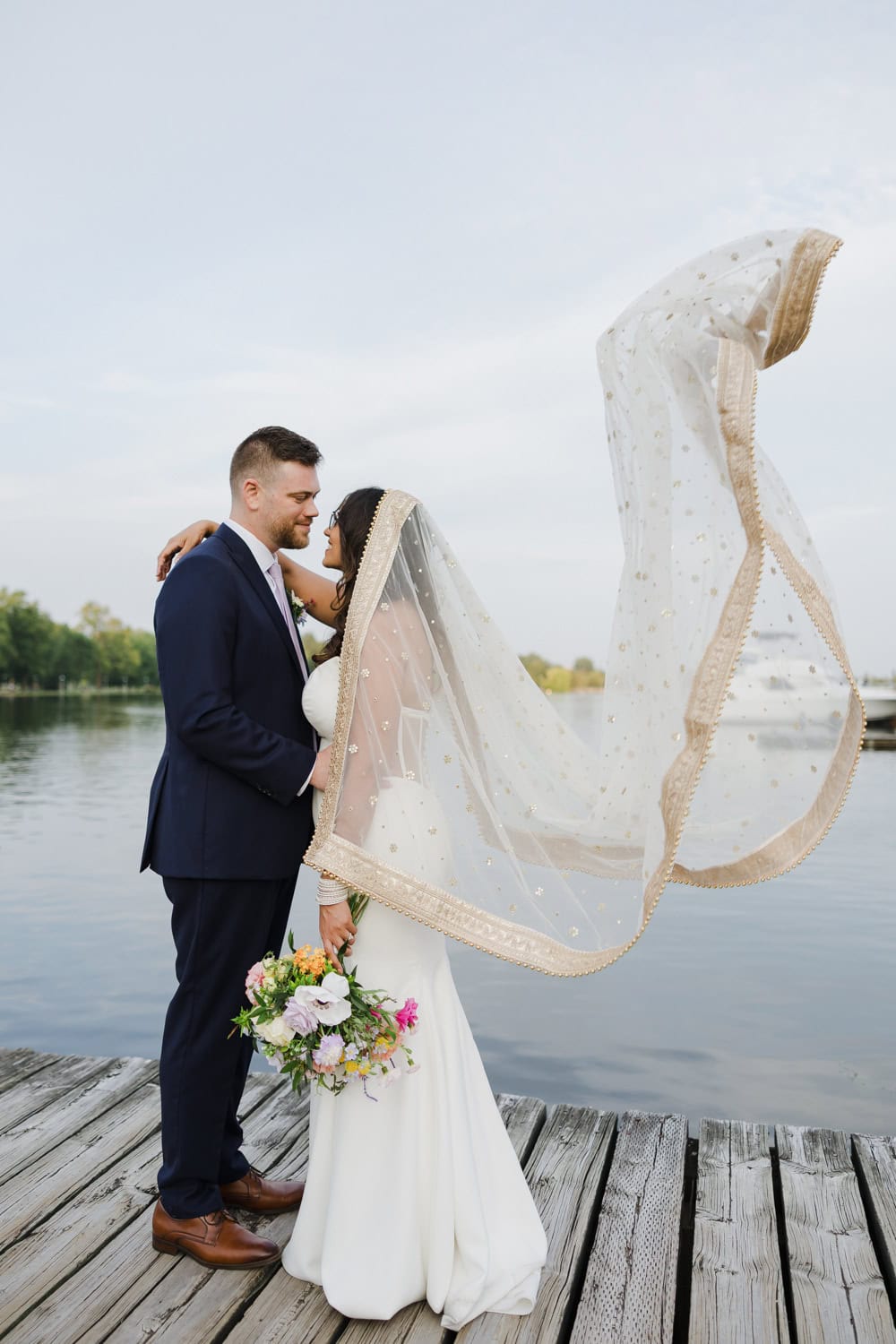 A Retro-Themed Wedding Celebrating Indian and Canadian Roots