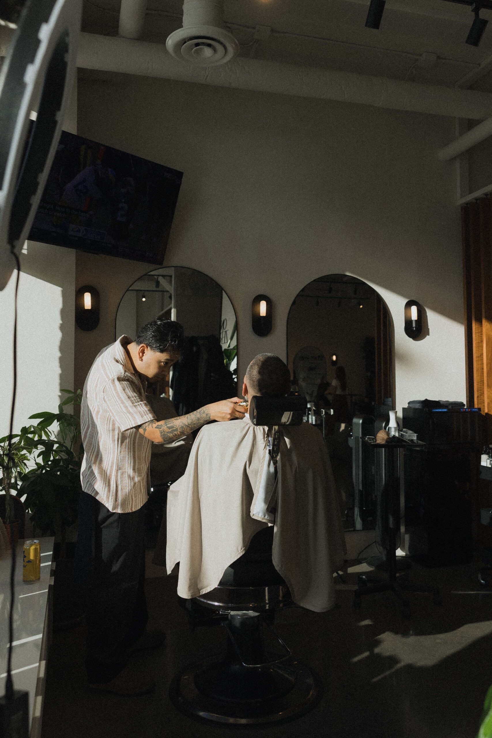 hair salon branding photos - sonia v photography