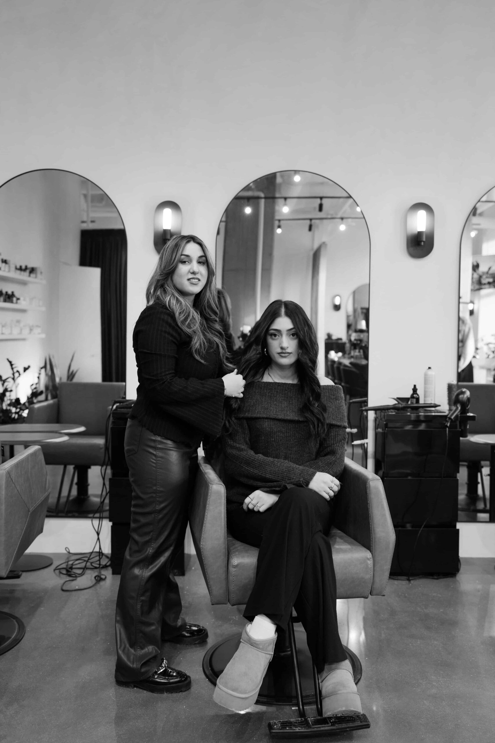 hair salon branding photos - sonia v photography
