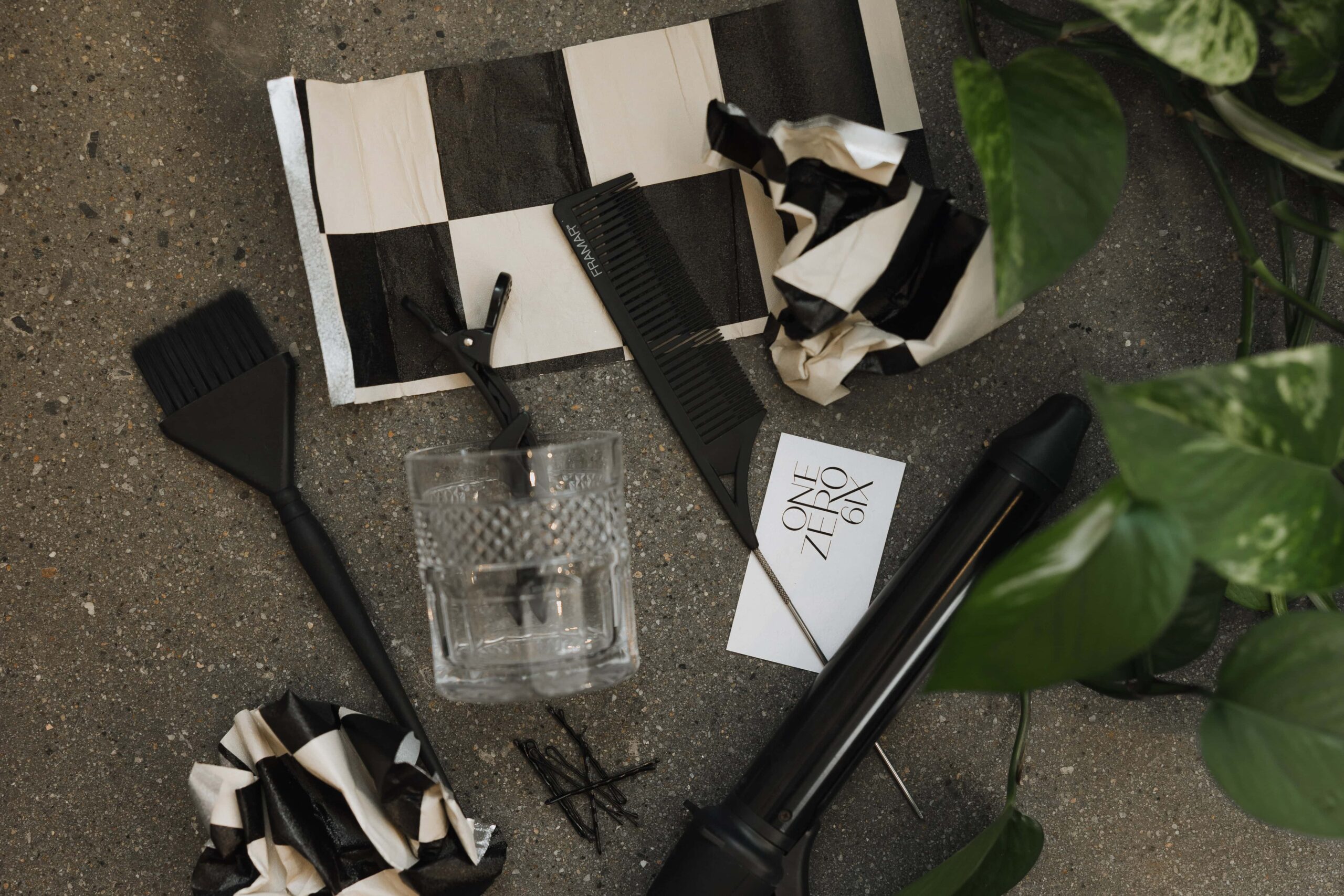 hair salon branding photos - sonia v photography