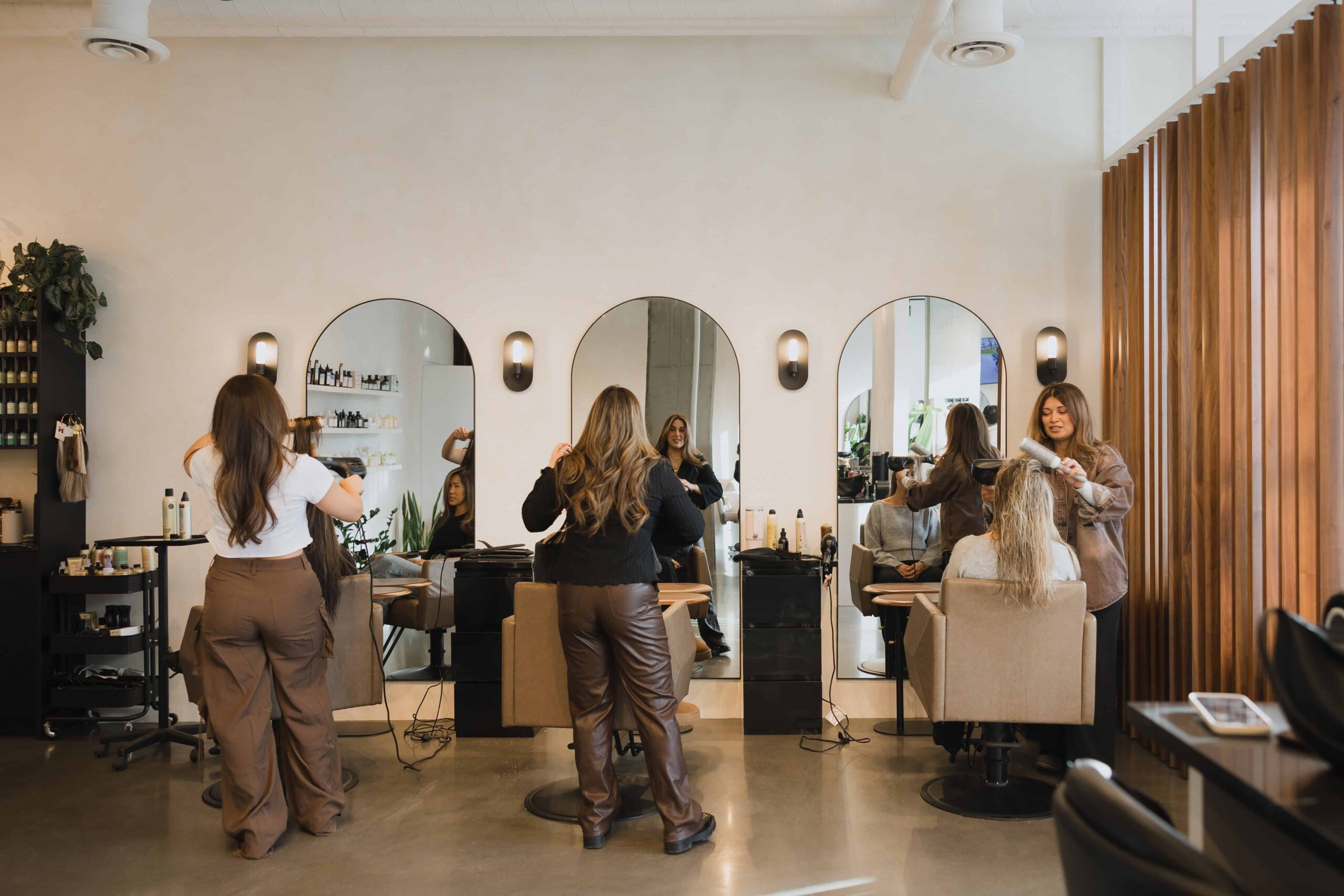 hair salon branding photos - sonia v photography