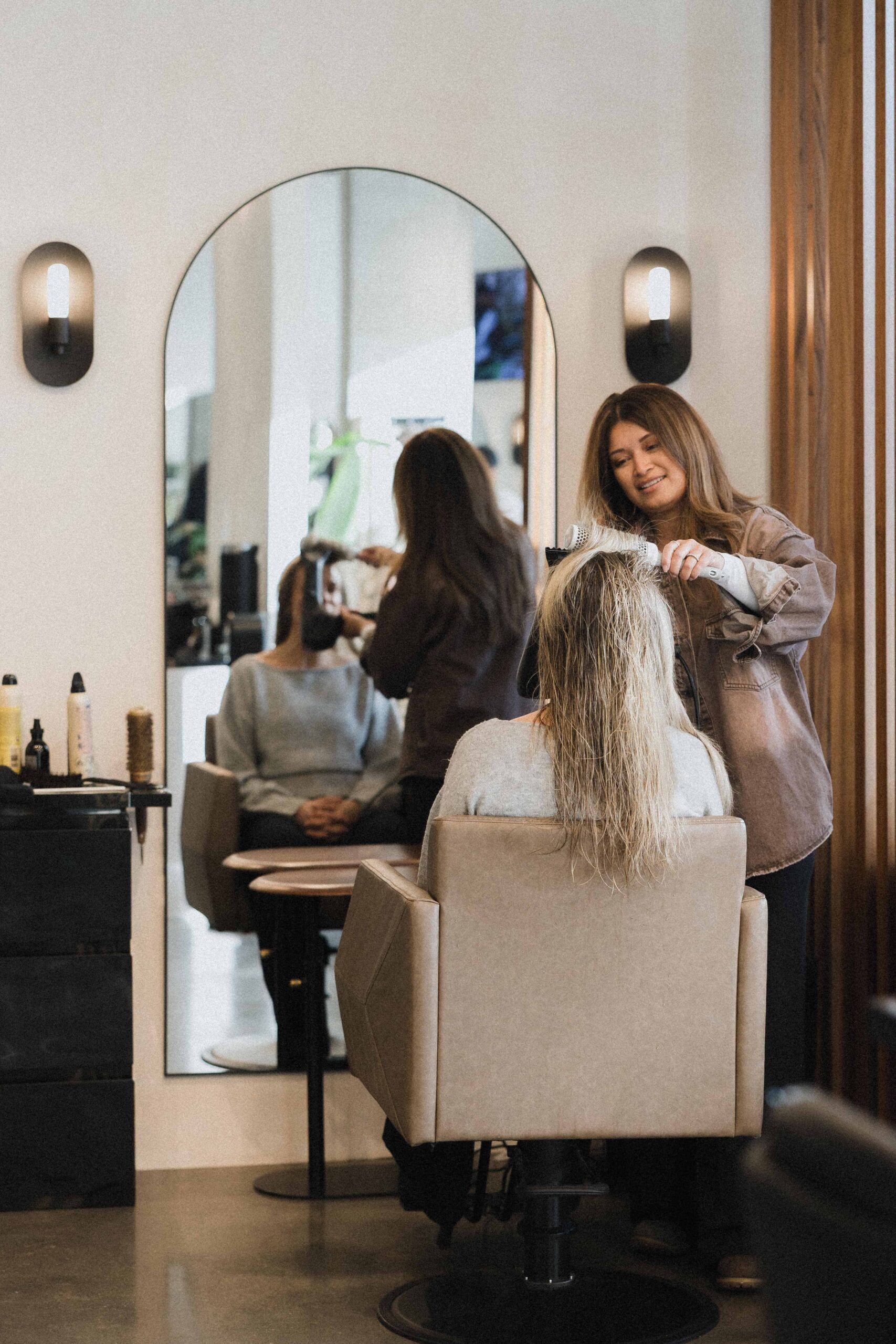 hair salon branding photos - sonia v photography