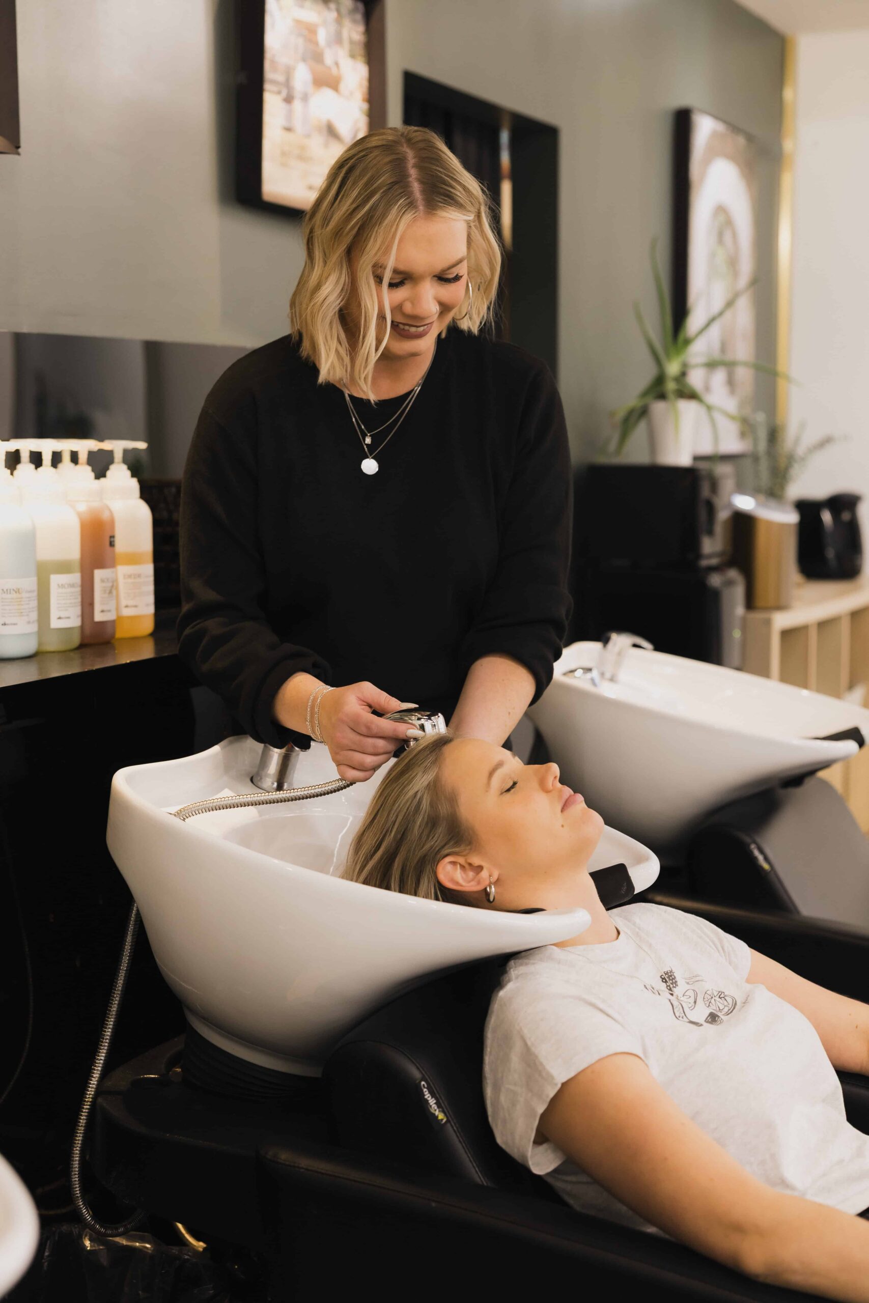 hair salon branding photos - sonia v photography