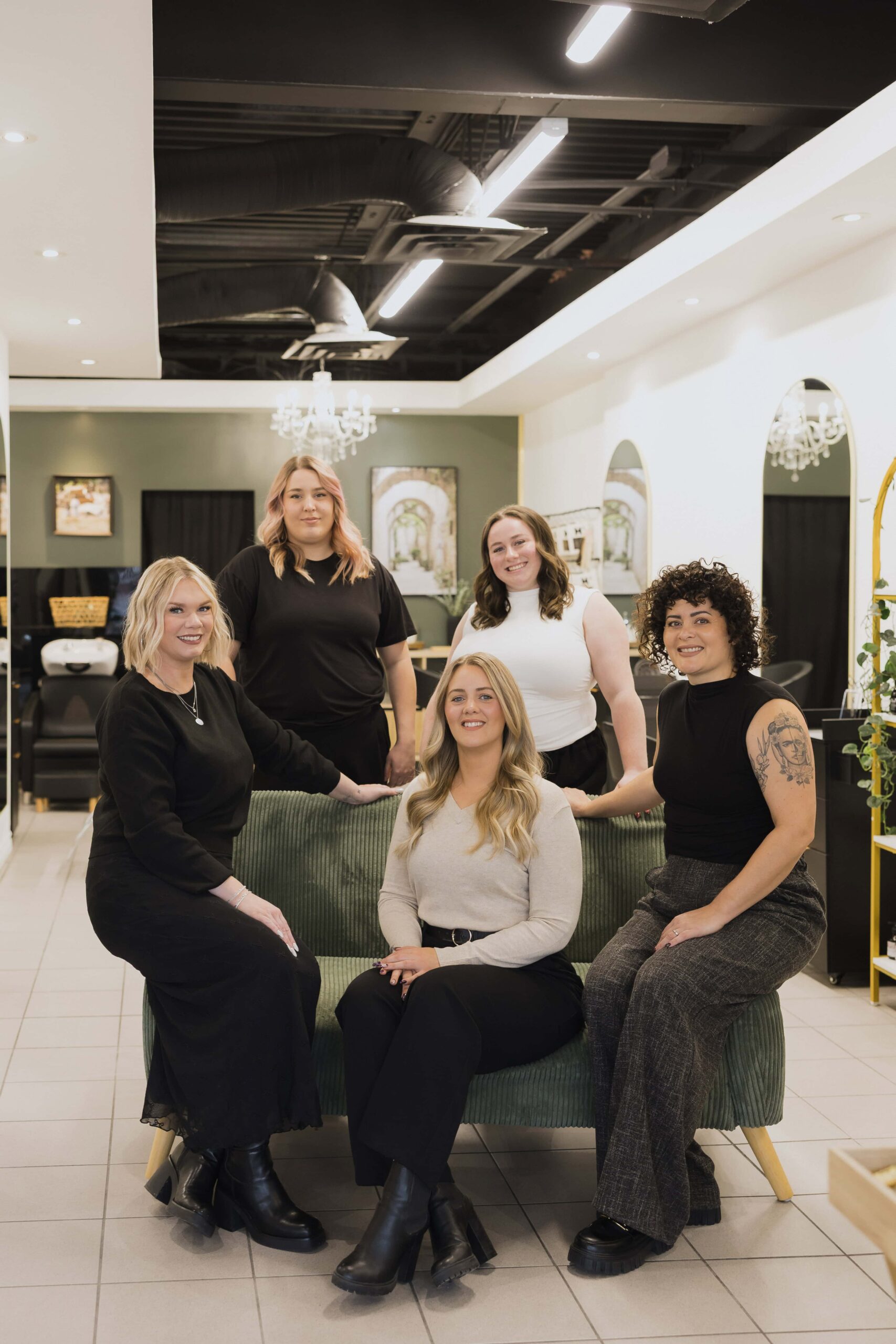 hair salon branding photos - sonia v photography