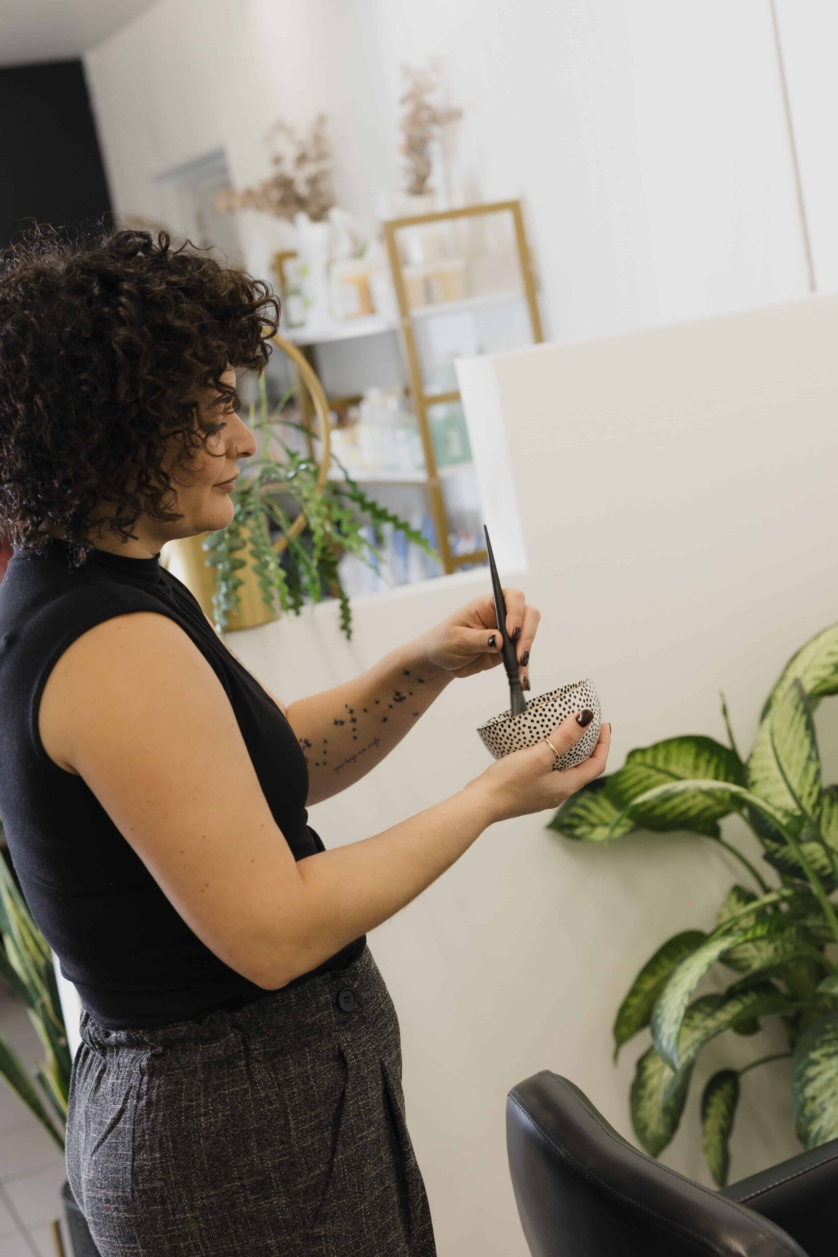 hair salon branding photos - sonia v photography