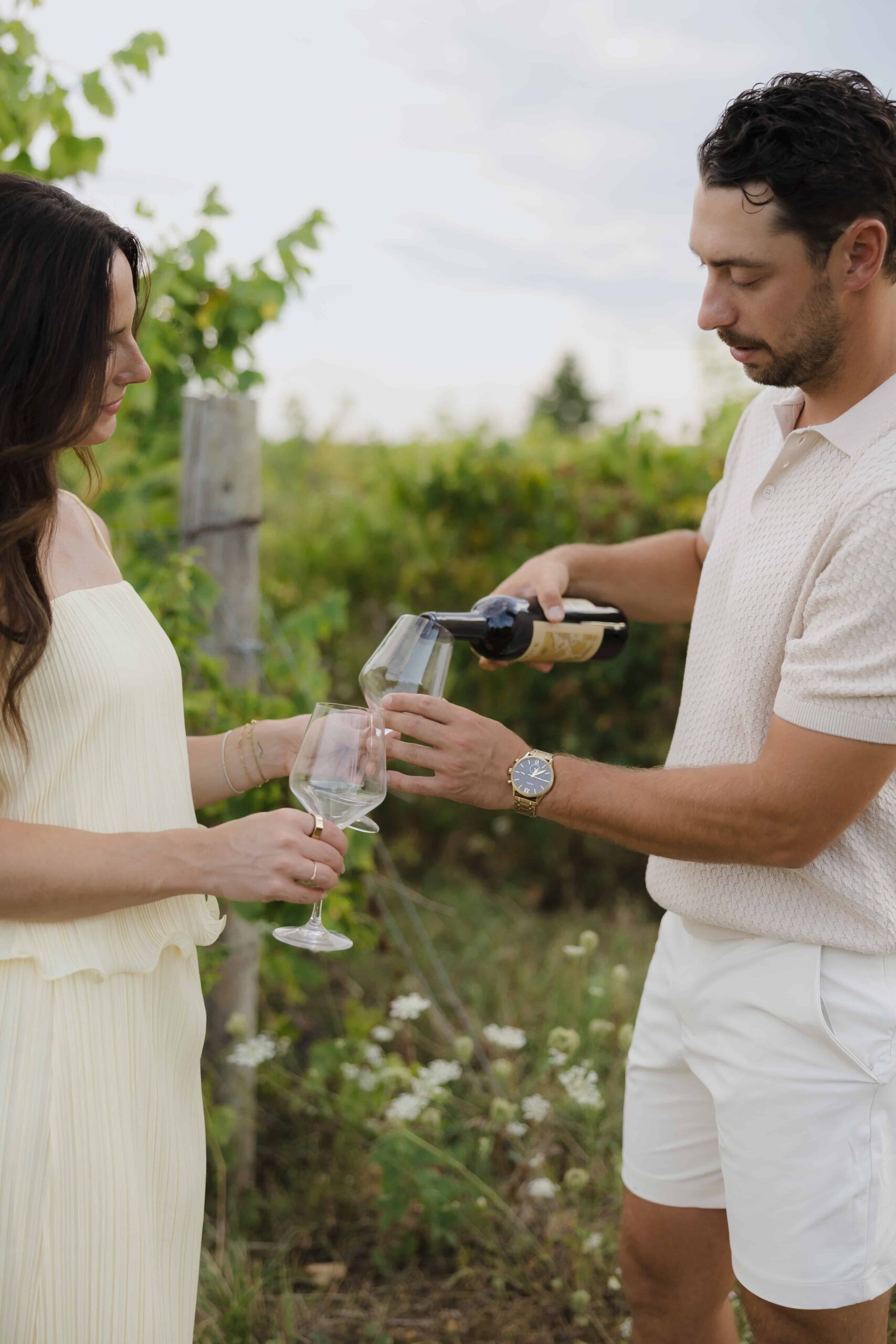 southern ontario vineyard engagement session - Sonia V Photography