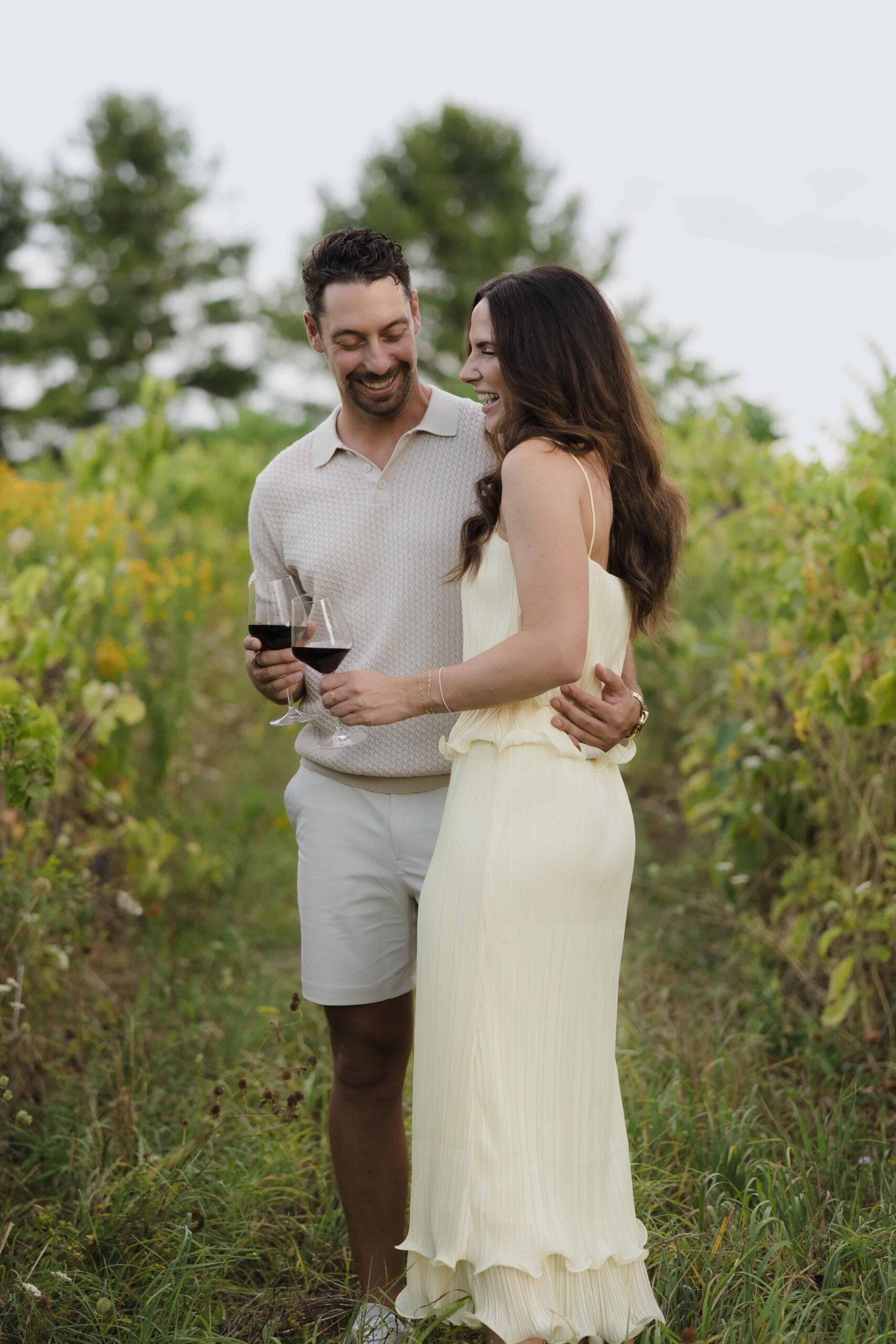 southern ontario vineyard engagement session - Sonia V Photography
