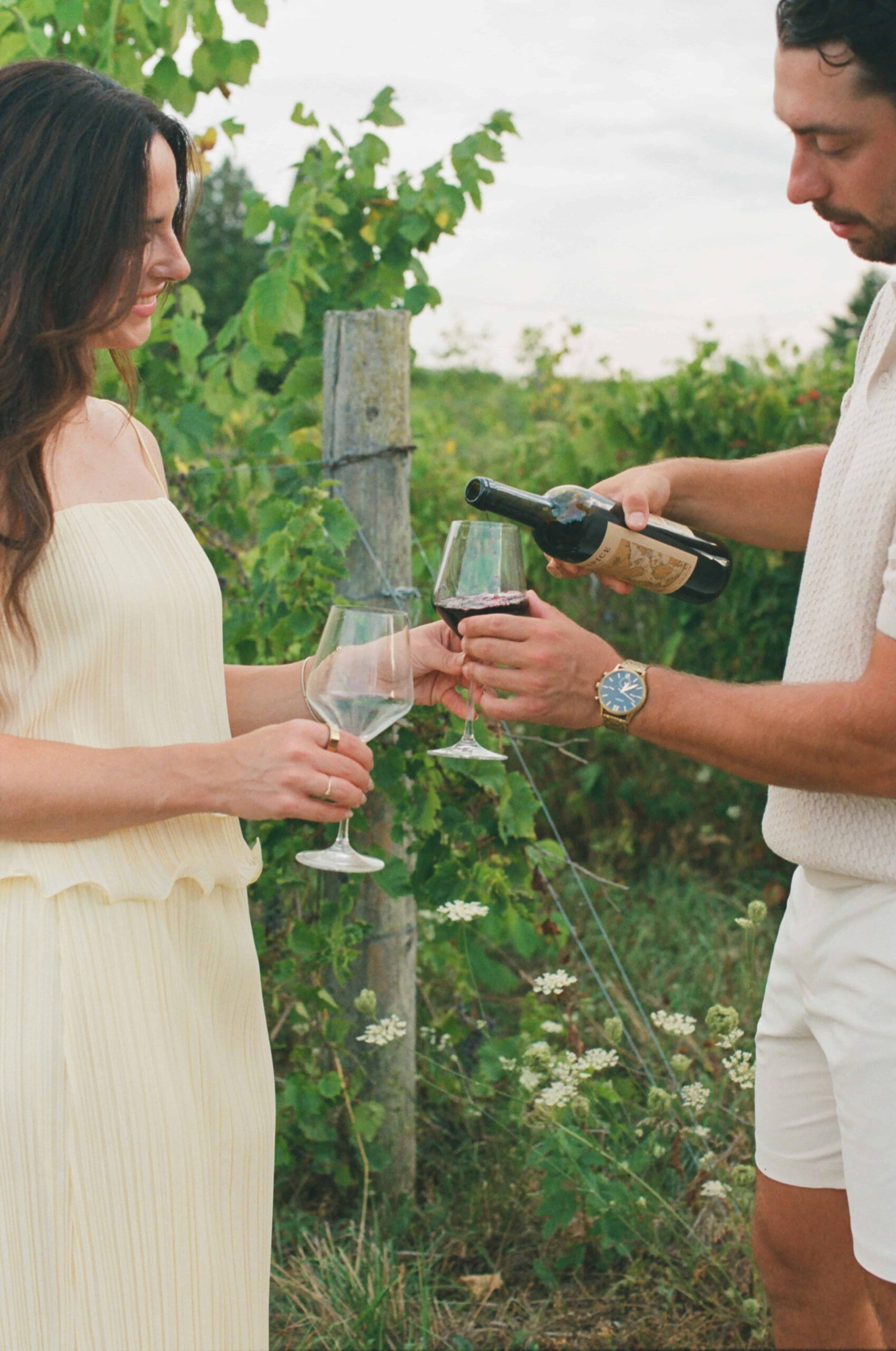 southern ontario vineyard engagement session - Sonia V Photography