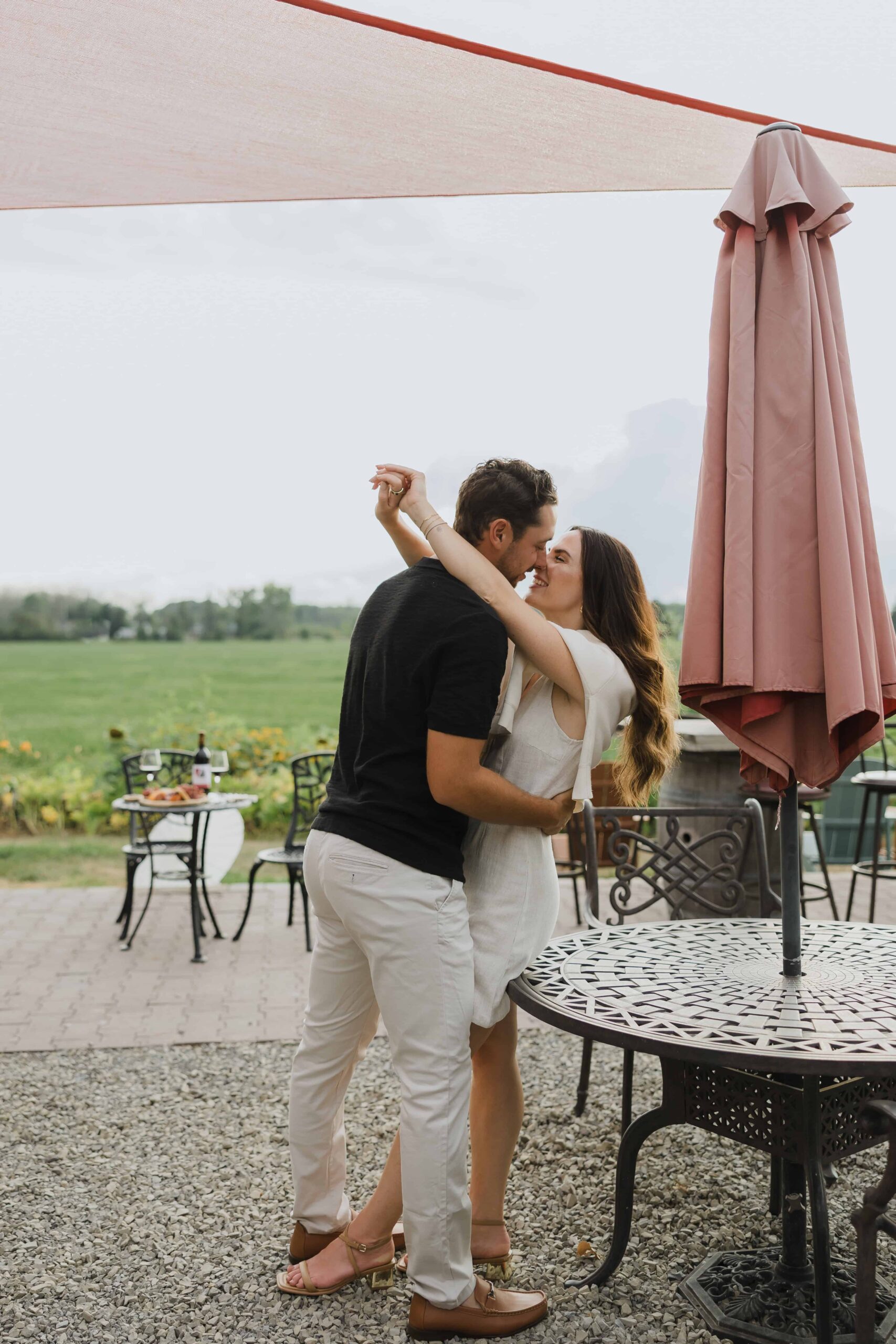 southern ontario vineyard engagement session - Sonia V Photography