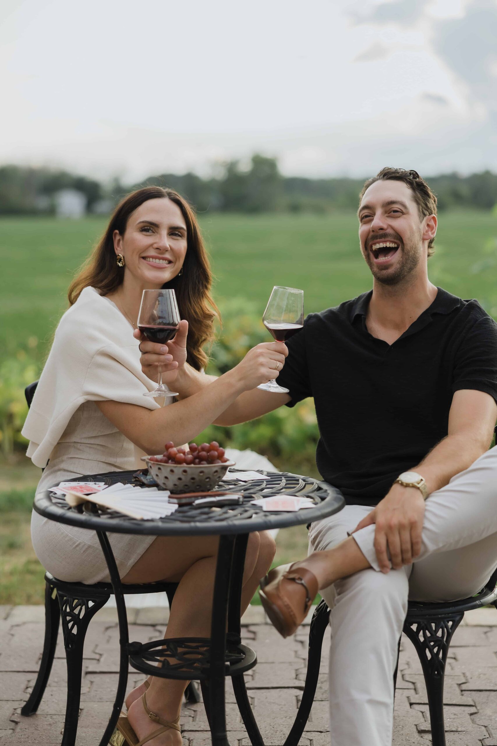 southern ontario vineyard engagement session - Sonia V Photography