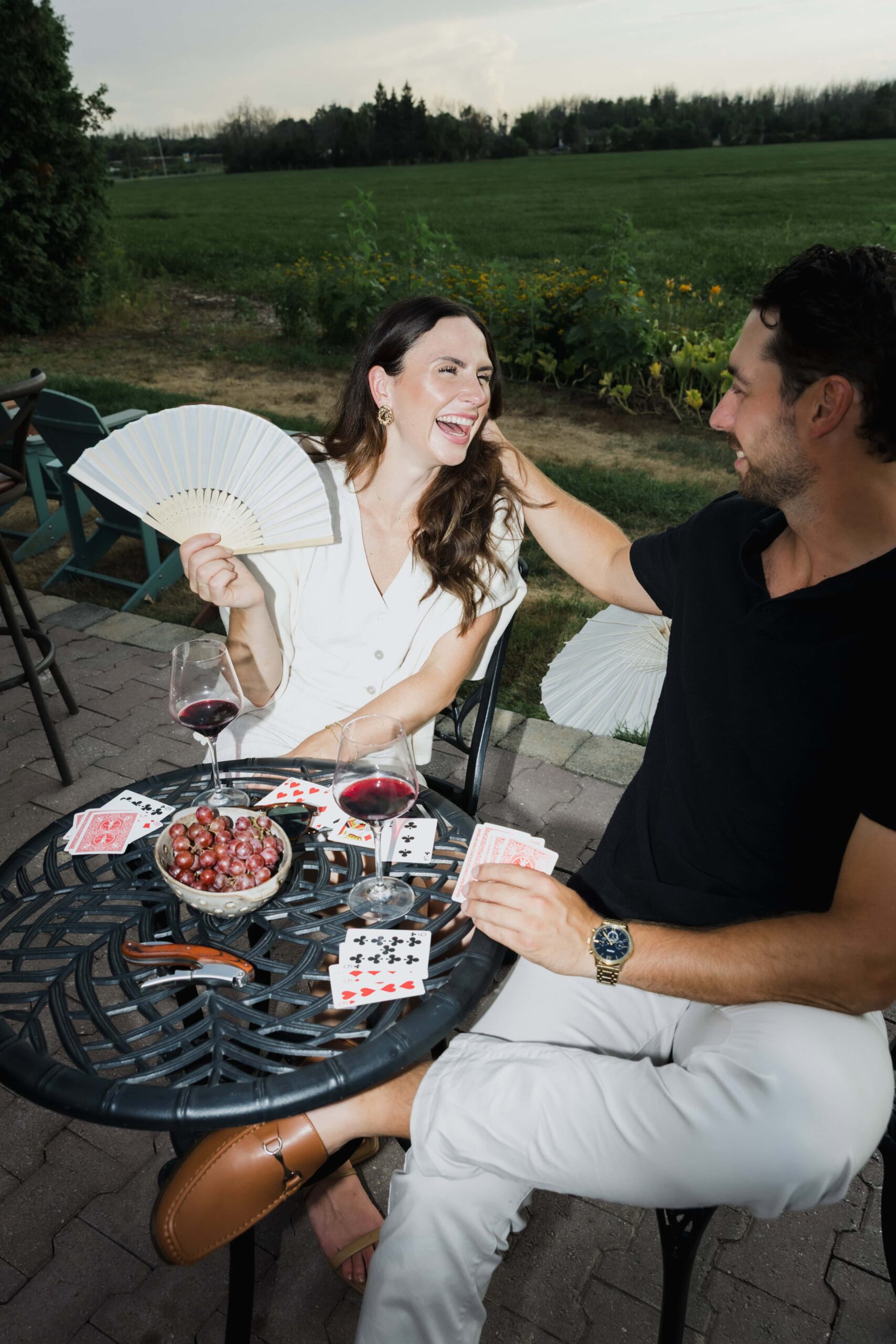 southern ontario vineyard engagement session - Sonia V Photography