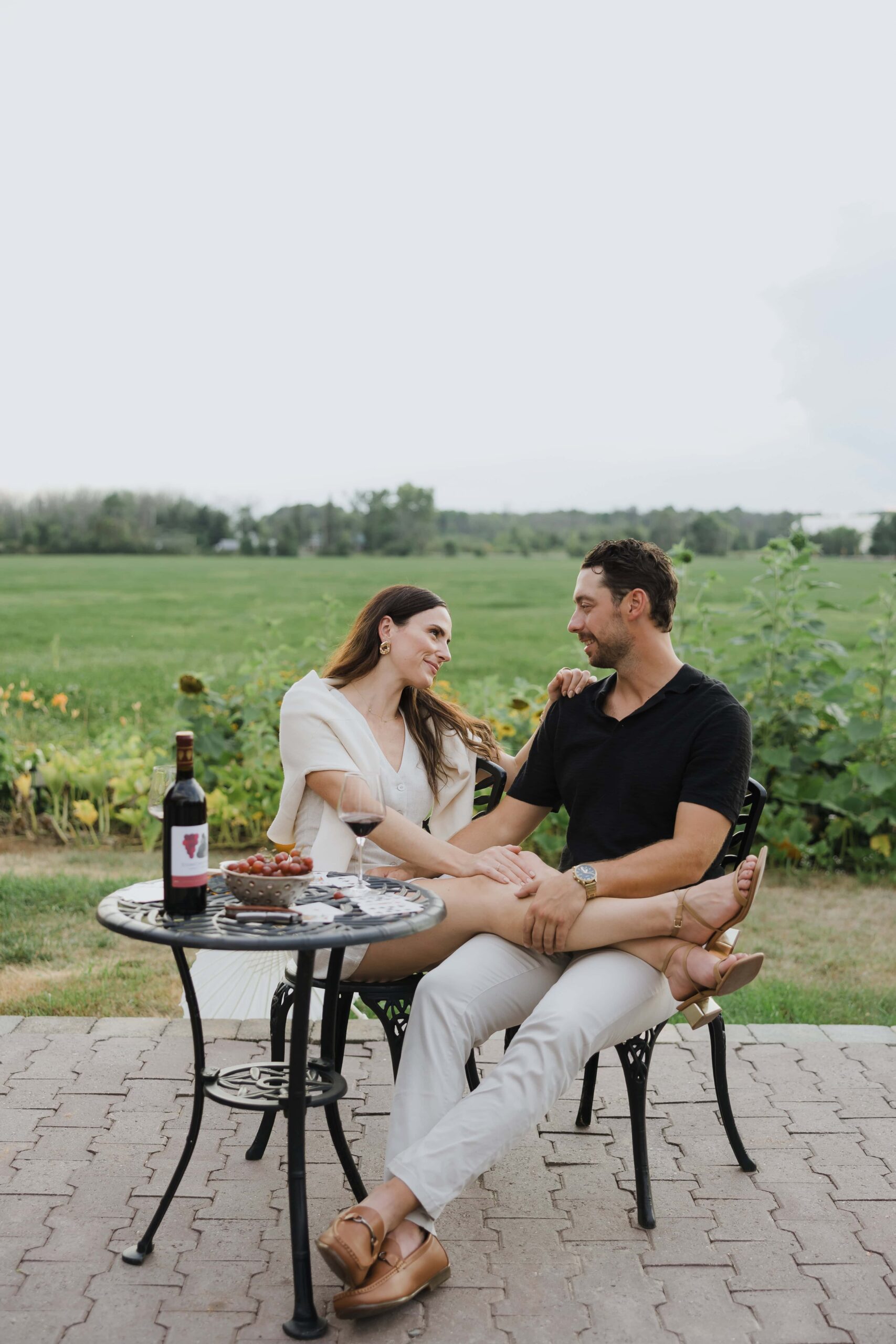 southern ontario vineyard engagement session - Sonia V Photography
