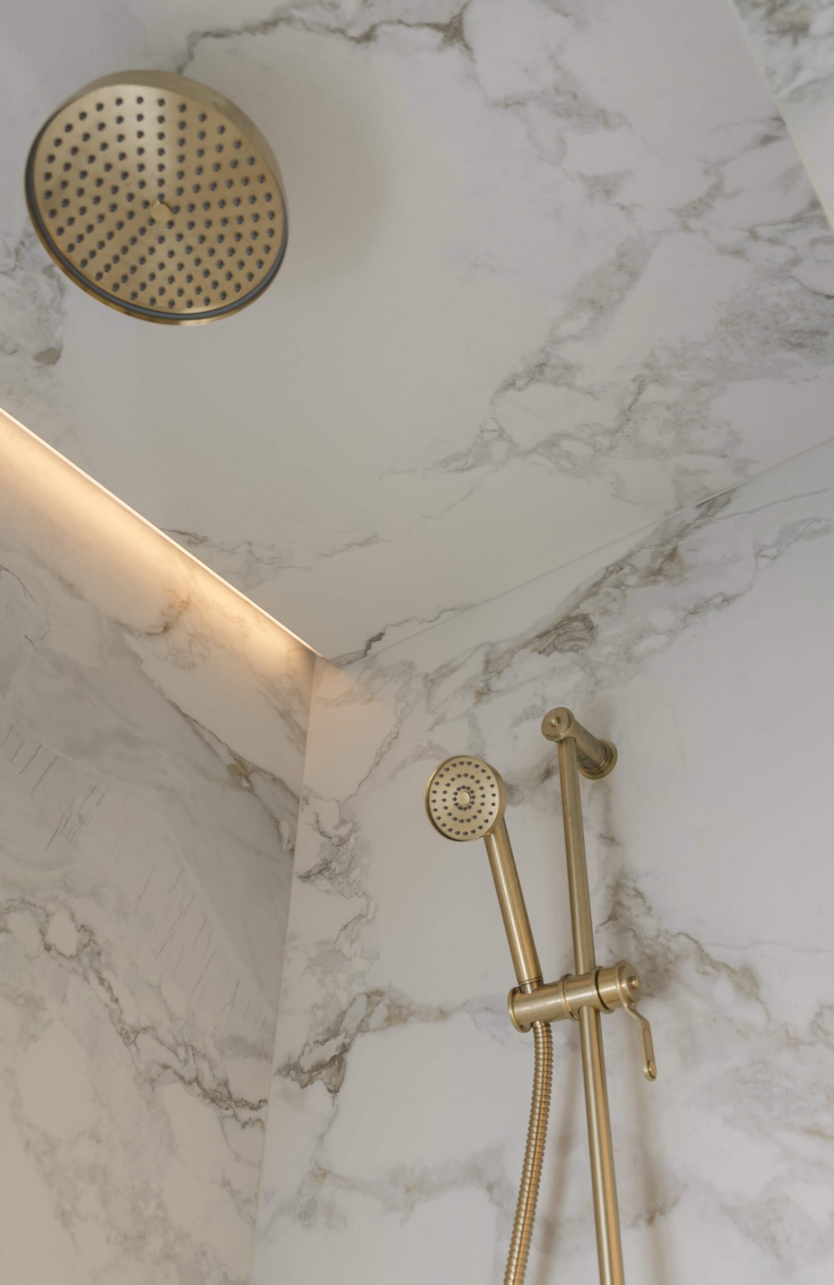 Moody Olive Kitchen and Marble Ensuite - Sonia V Photography