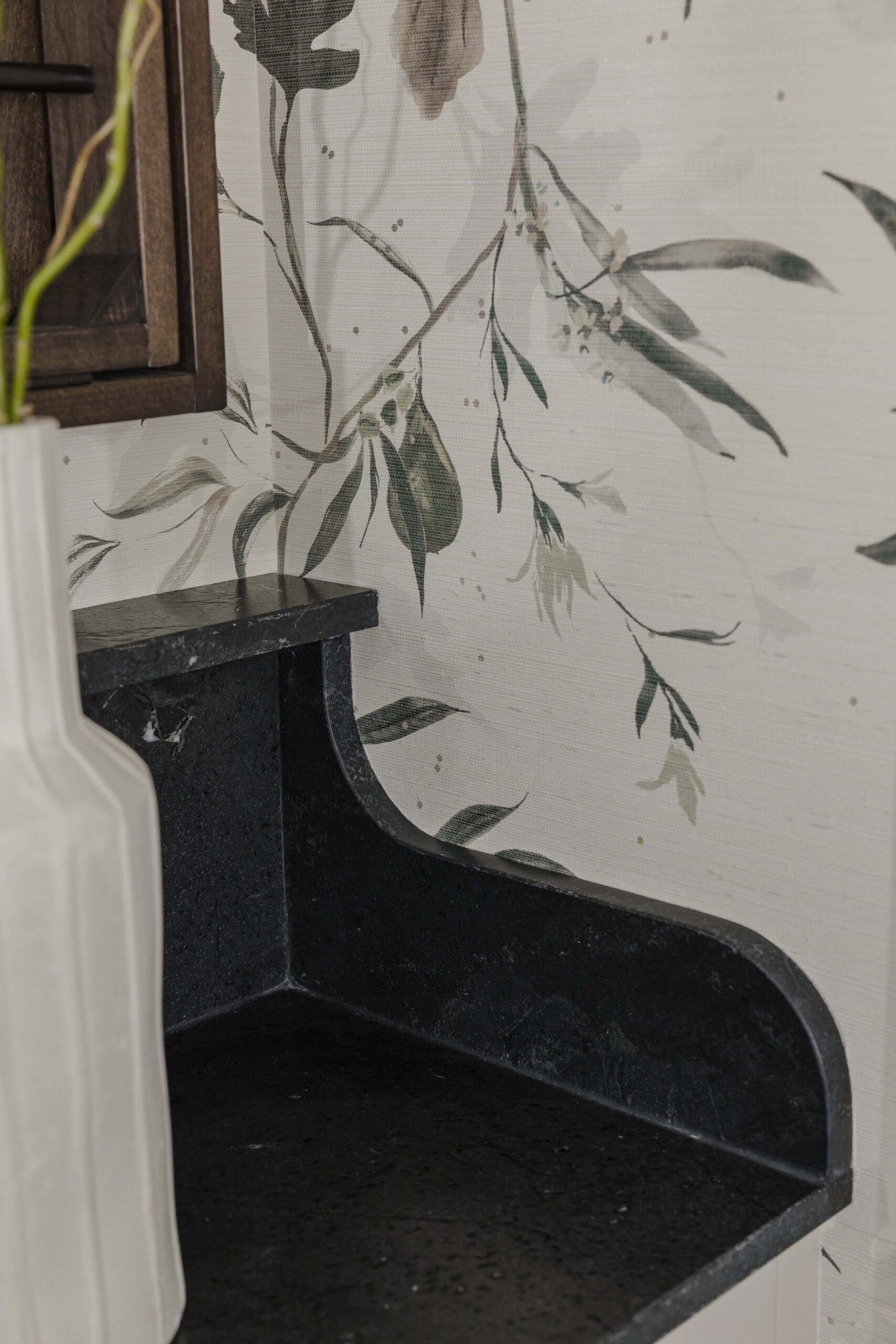 Moody Olive Kitchen and Marble Ensuite - Sonia V Photography