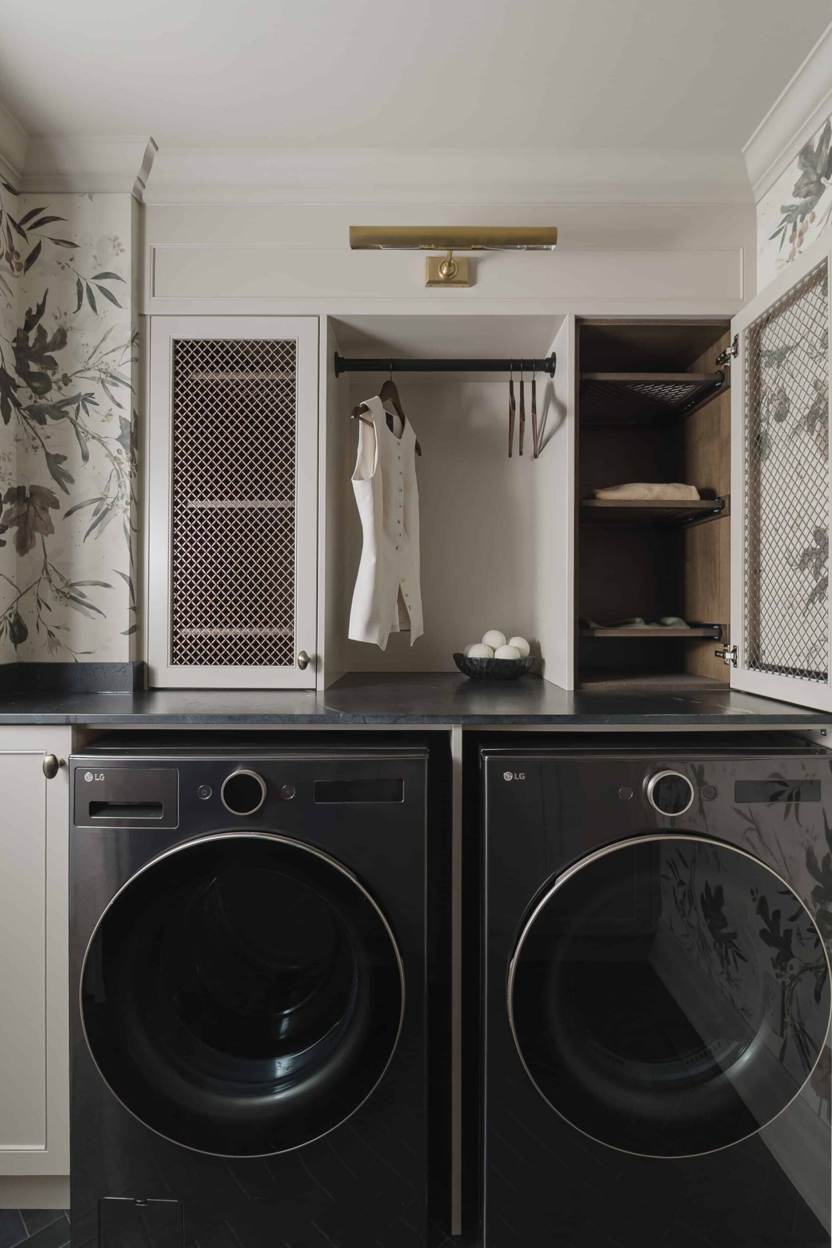 Moody Olive Kitchen and Marble Ensuite - Sonia V Photography