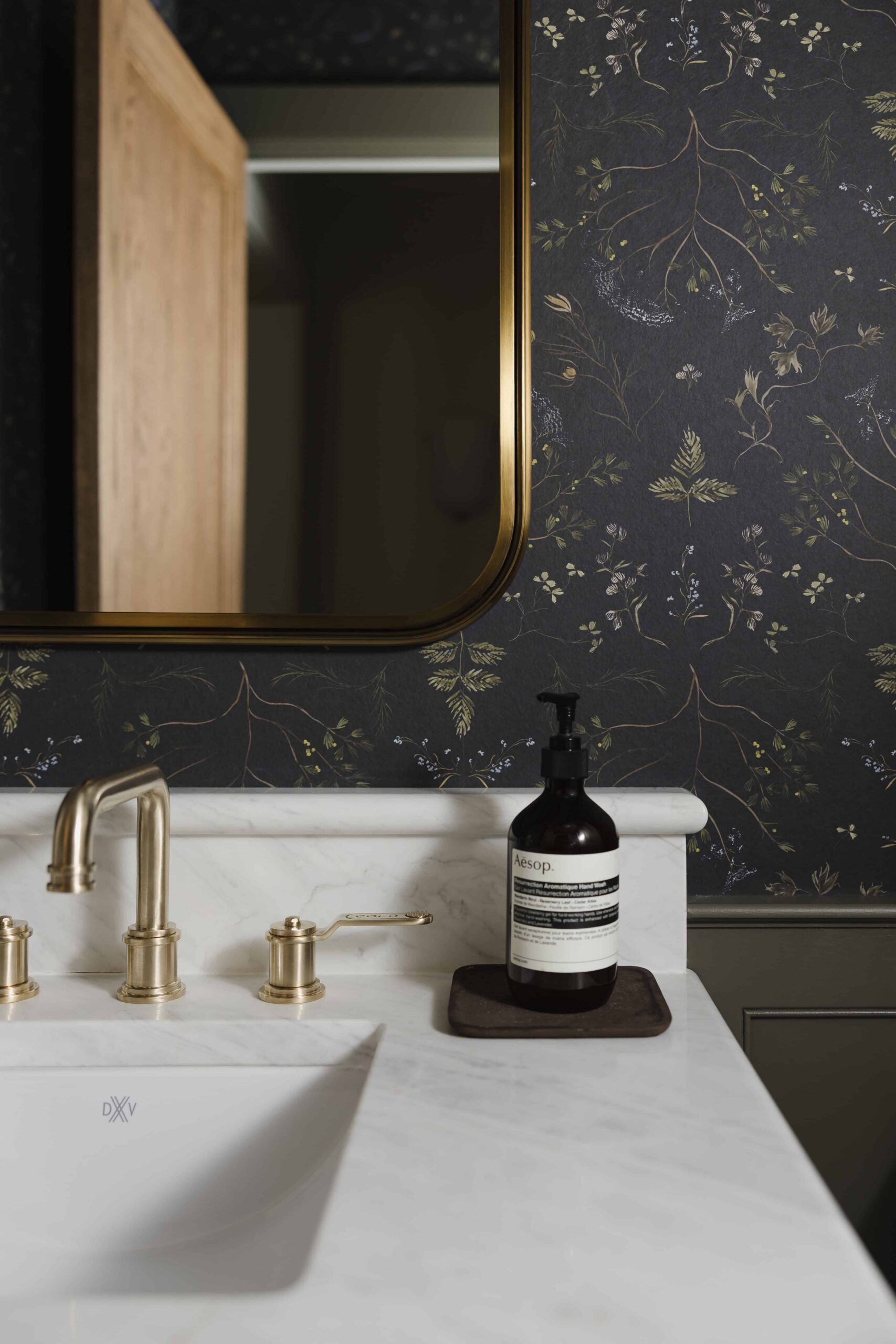 Moody Olive Kitchen and Marble Ensuite - Sonia V Photography