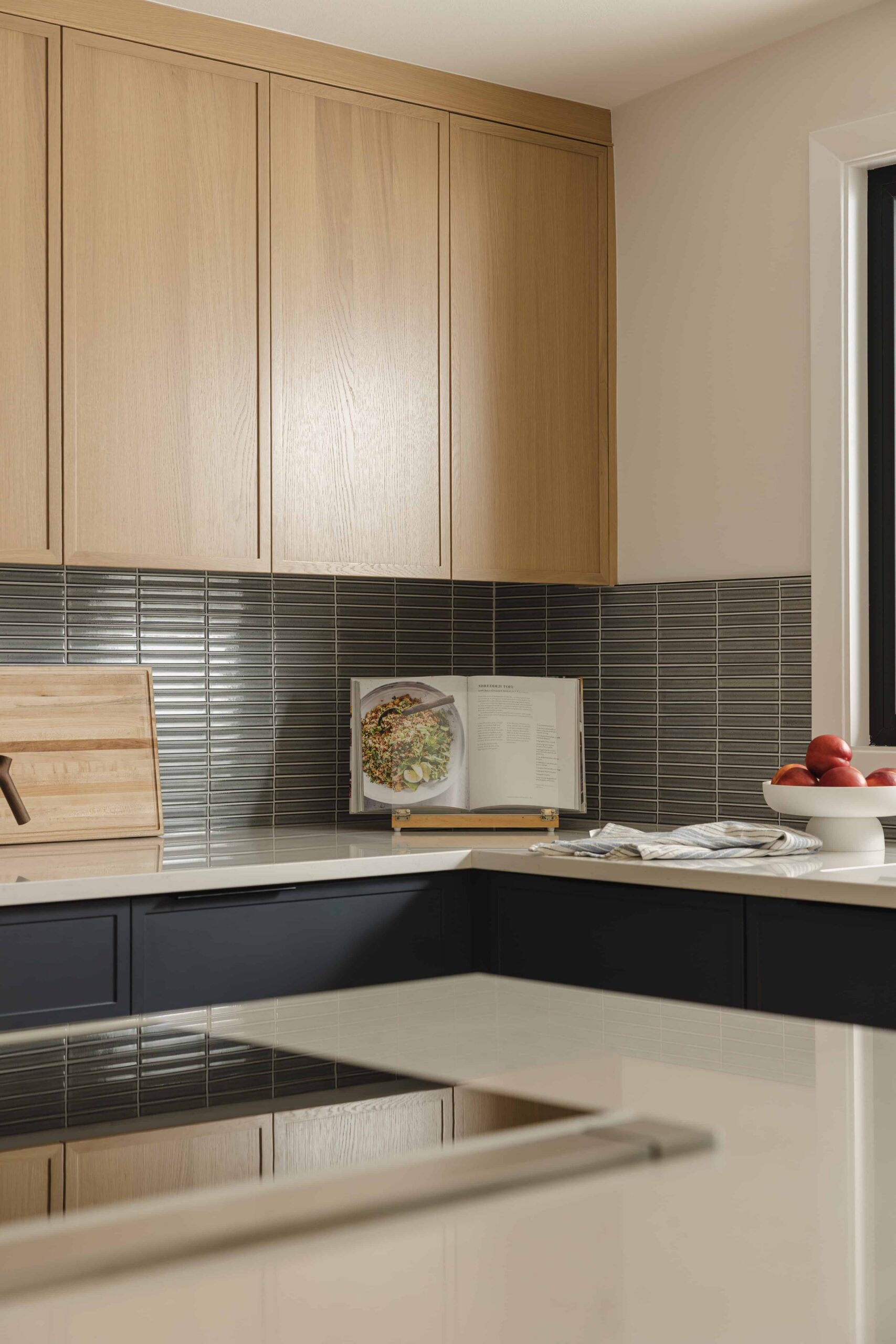 contemporary two-tone kitchen - Sonia V Photography