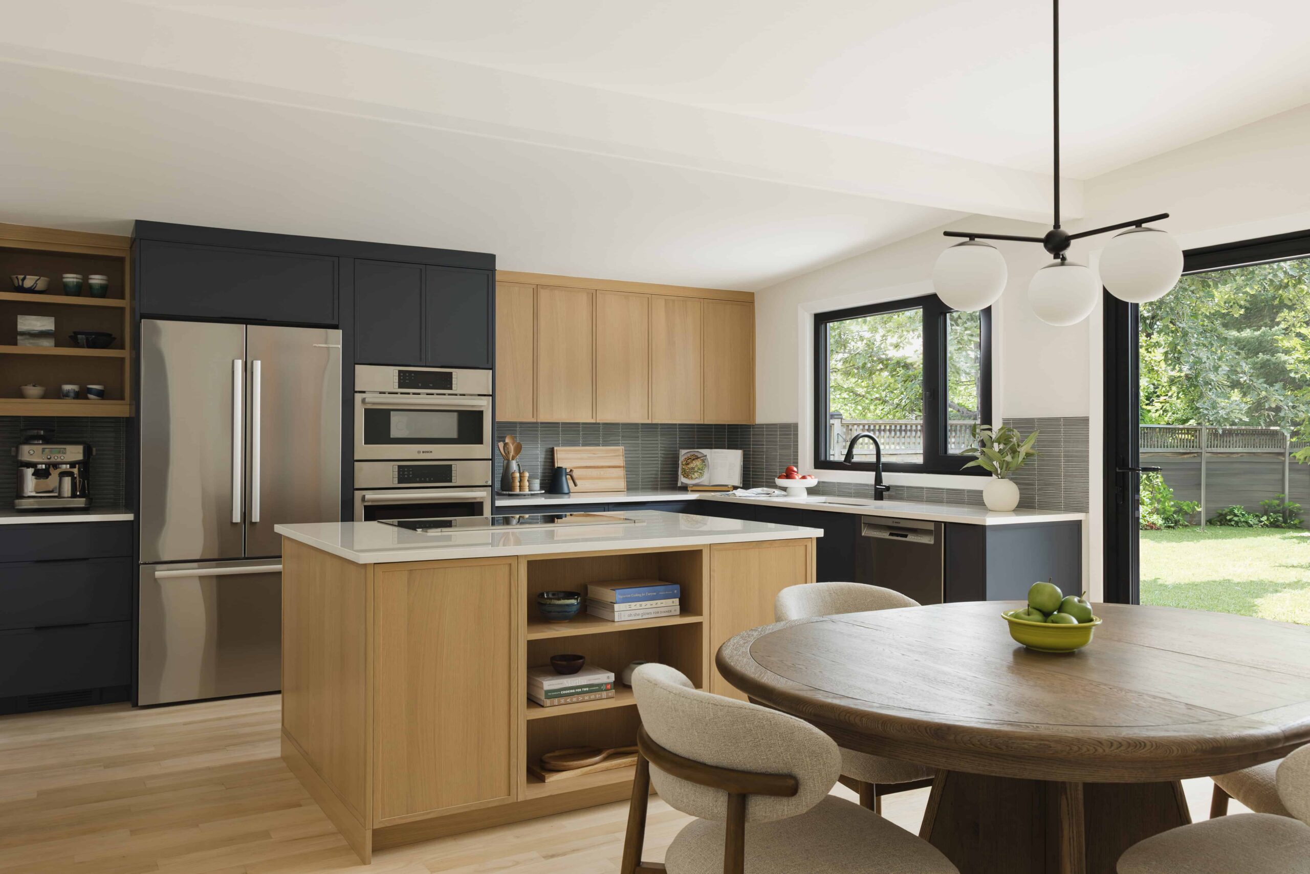 contemporary two-tone kitchen - Sonia V Photography